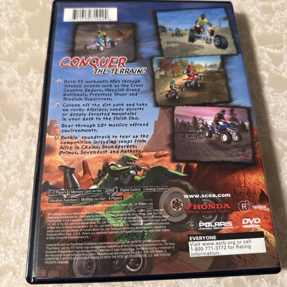 Playstation 2 Atv Off Road Fury 4