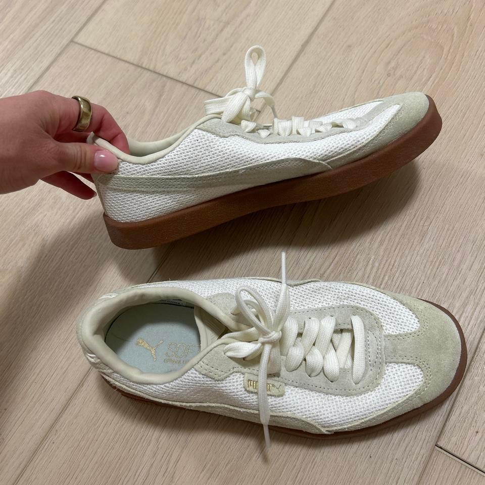 Puma White And Beige Sneakers Ecb4 3