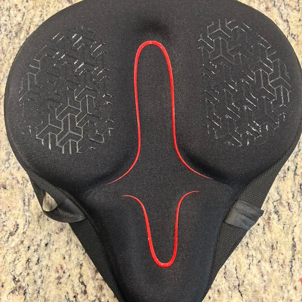 Black And Red Bike Saddle Cd96