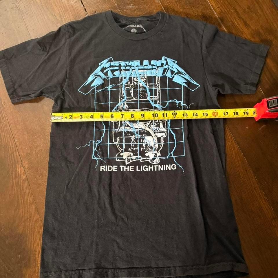 Metallica Black Cotton T Shirt Size 7c1b 3