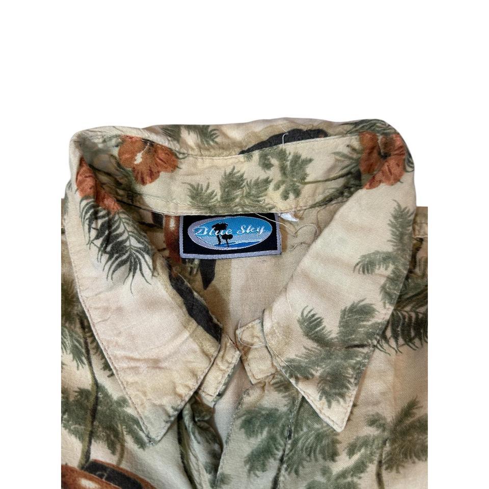 Blue Sky Vintage Hawaiian Shirt Bb00 3