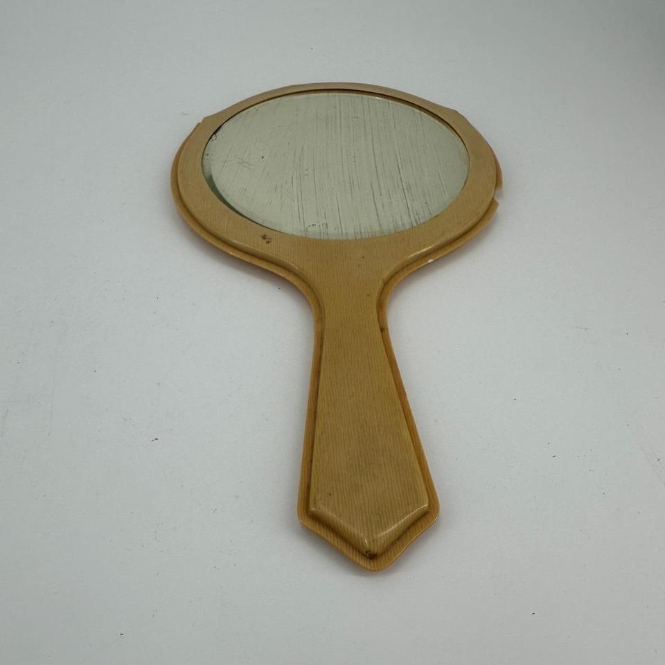 Vintage 1960s Faux Wood 5 5a1b