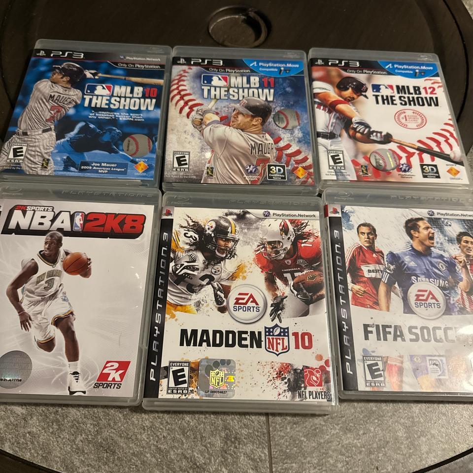 Lot Of 6 Ps3 Games