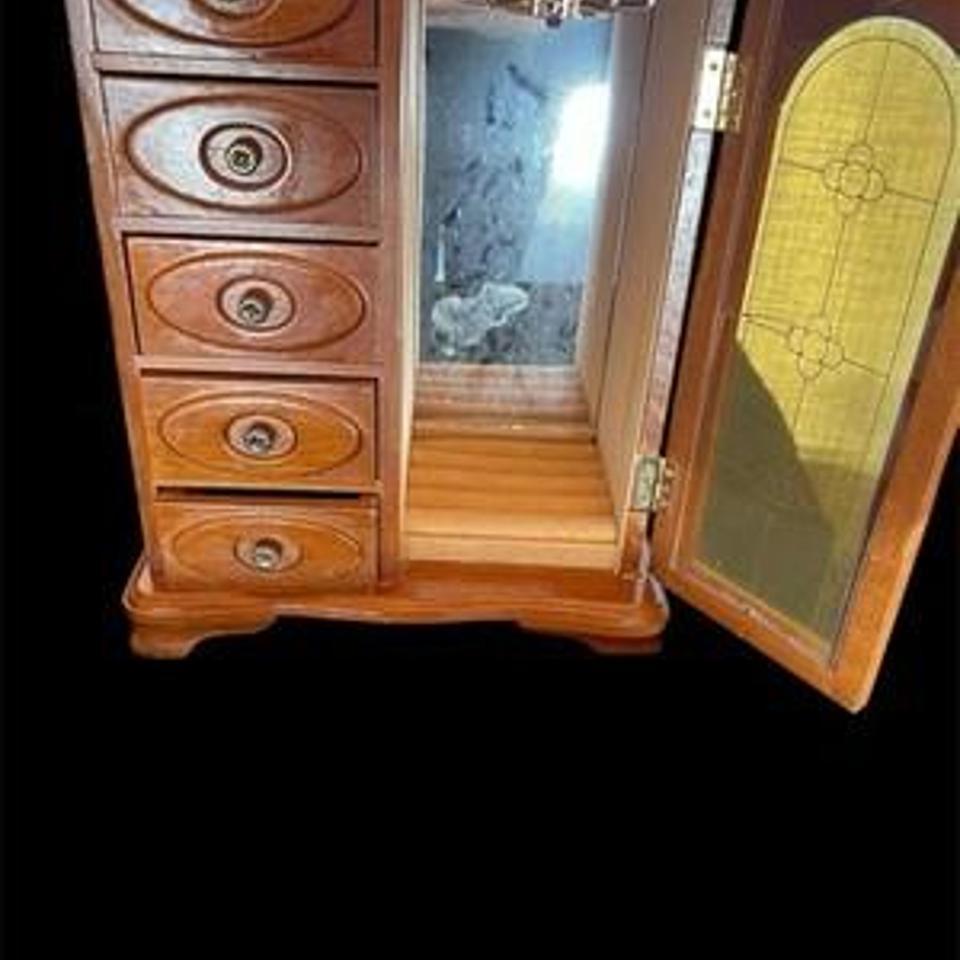 Jewelry Box 5 Drawer Velvet 69ed 2