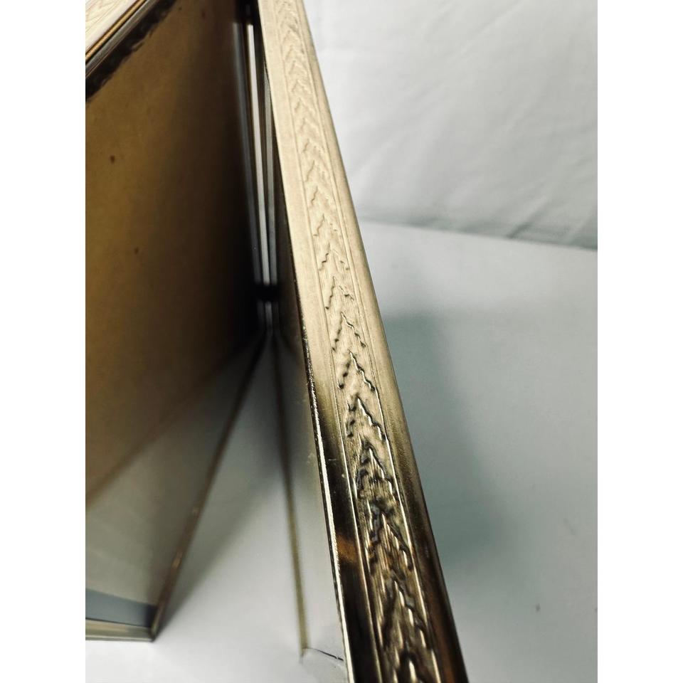 Vintage Gold Tone Double Photo 2