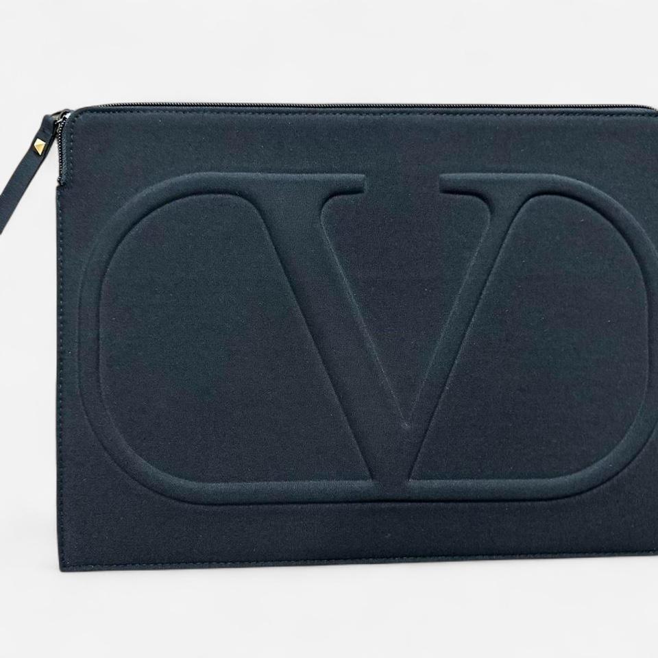 Valentino Black Laptop Pouch Fits 7355