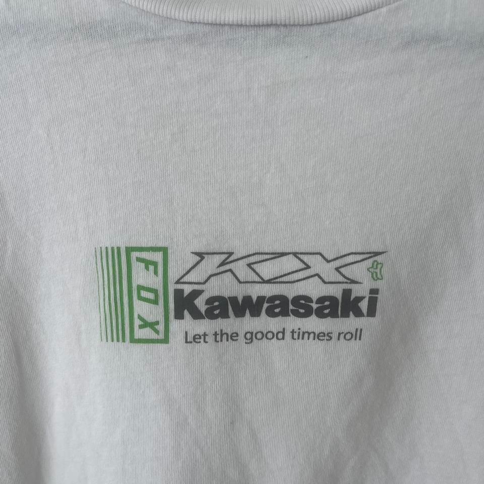 Fox Racing Kawasaki White T Shirt 535d 2
