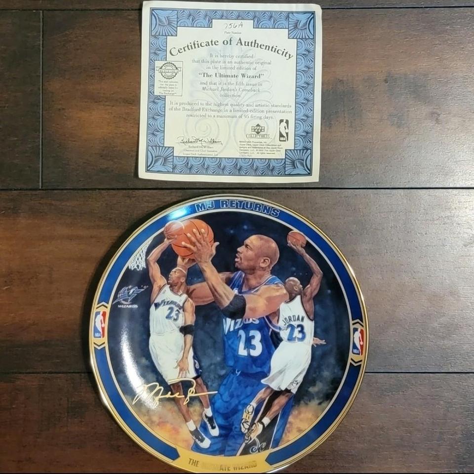 Michael Jordan Collectors Numbered Plate