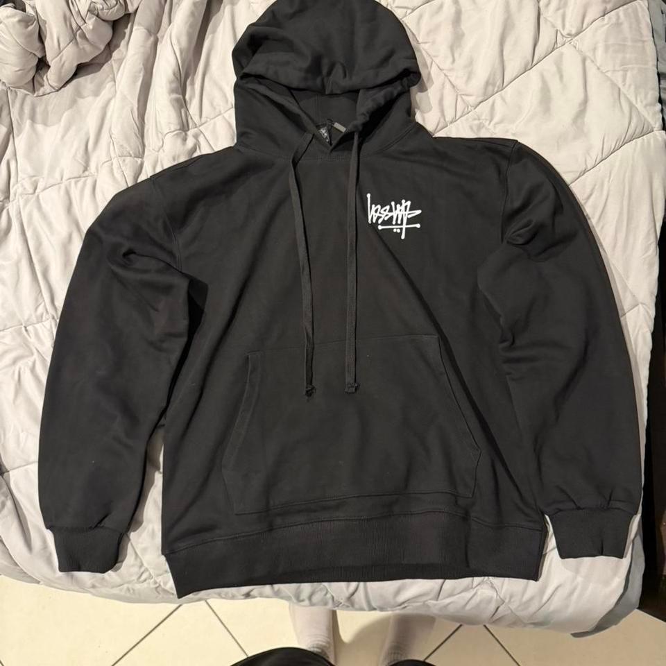 Stussy Black Hoodie With White 051c