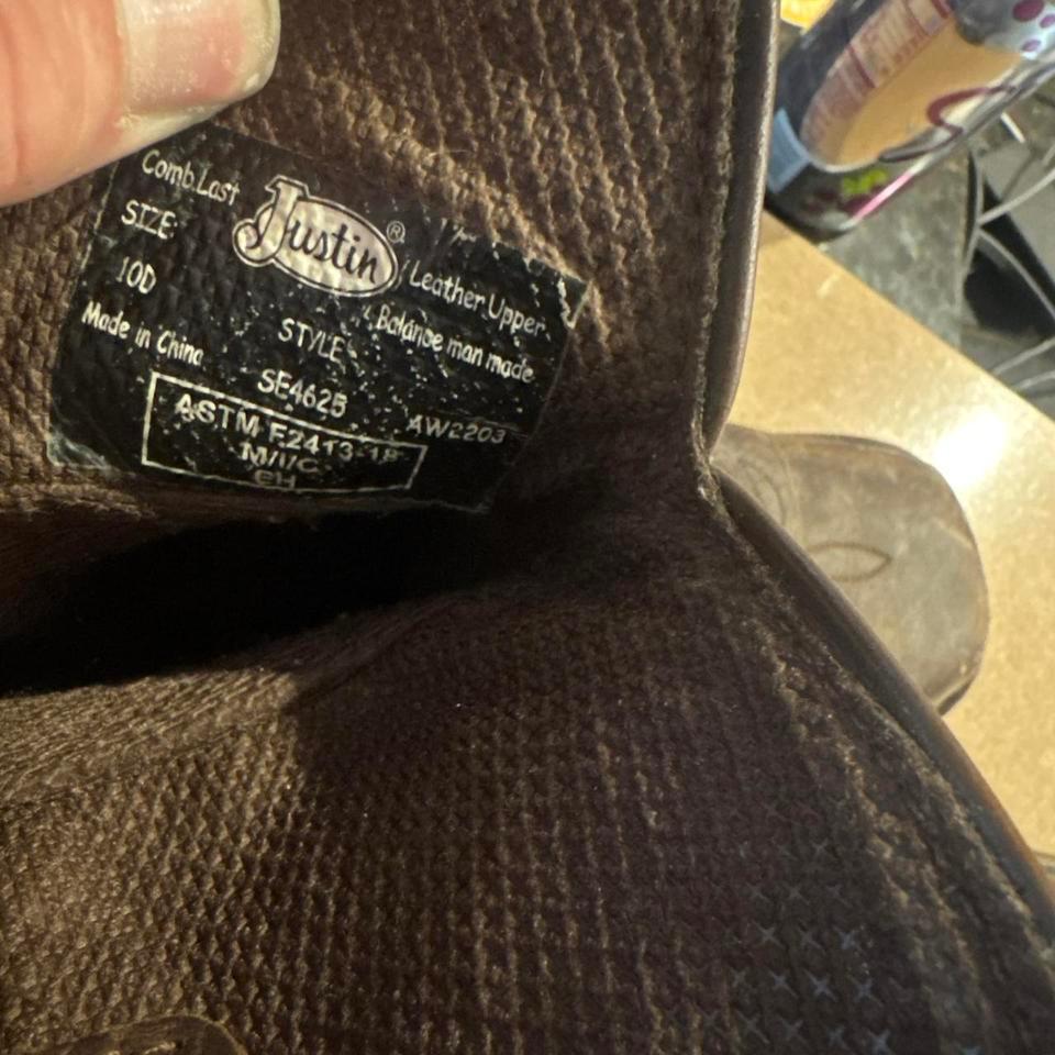 Justins Waterproof Composite Toe Size 5fb5 8
