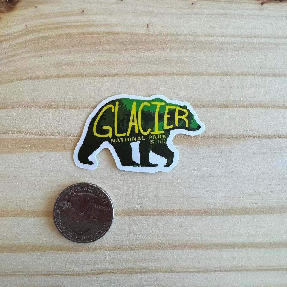 Glacier National Park Sticker Calling 2