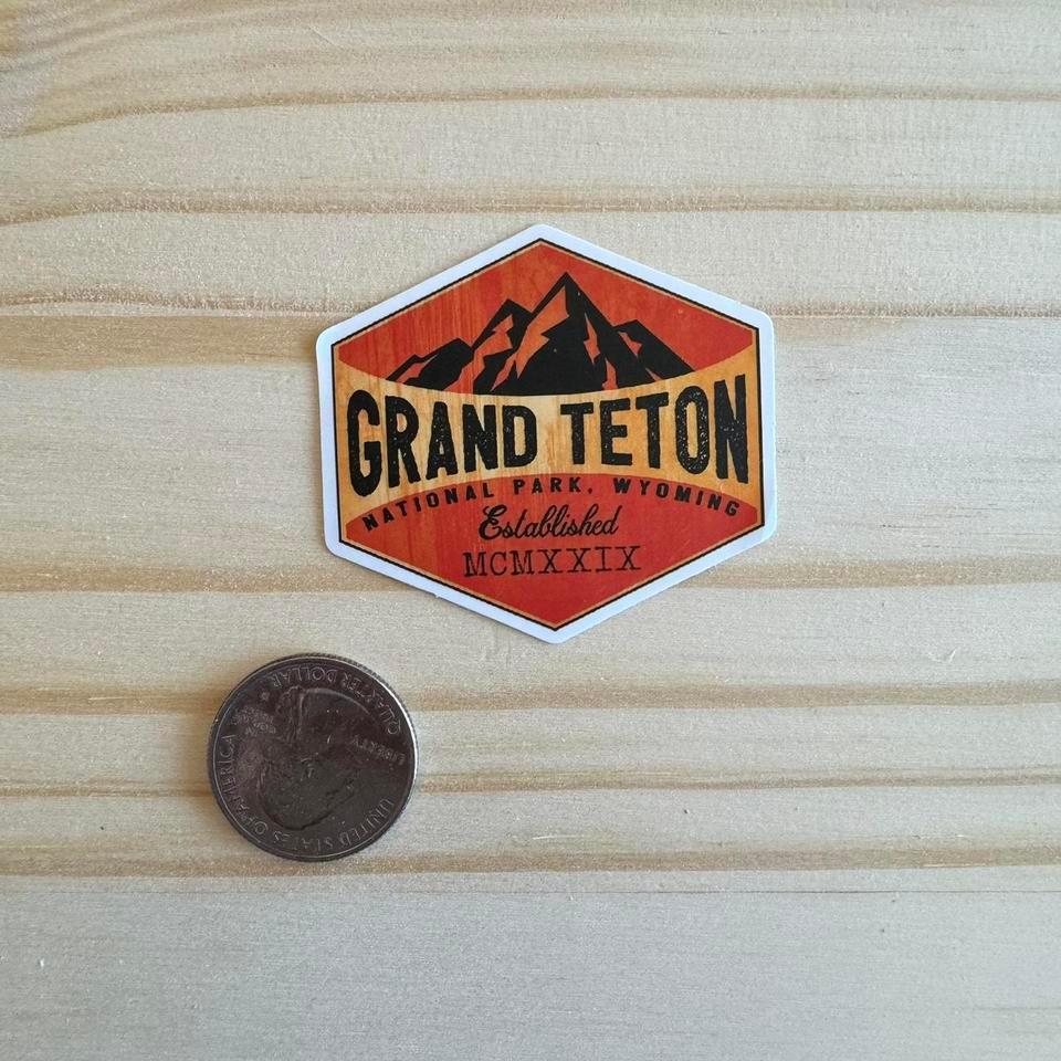 Grand Teton National Park Sticker D161 2