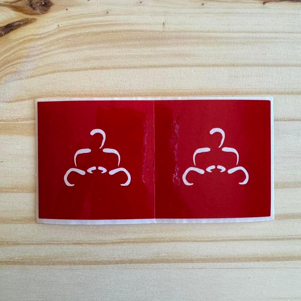 Set Of 2 Buddha Stickers