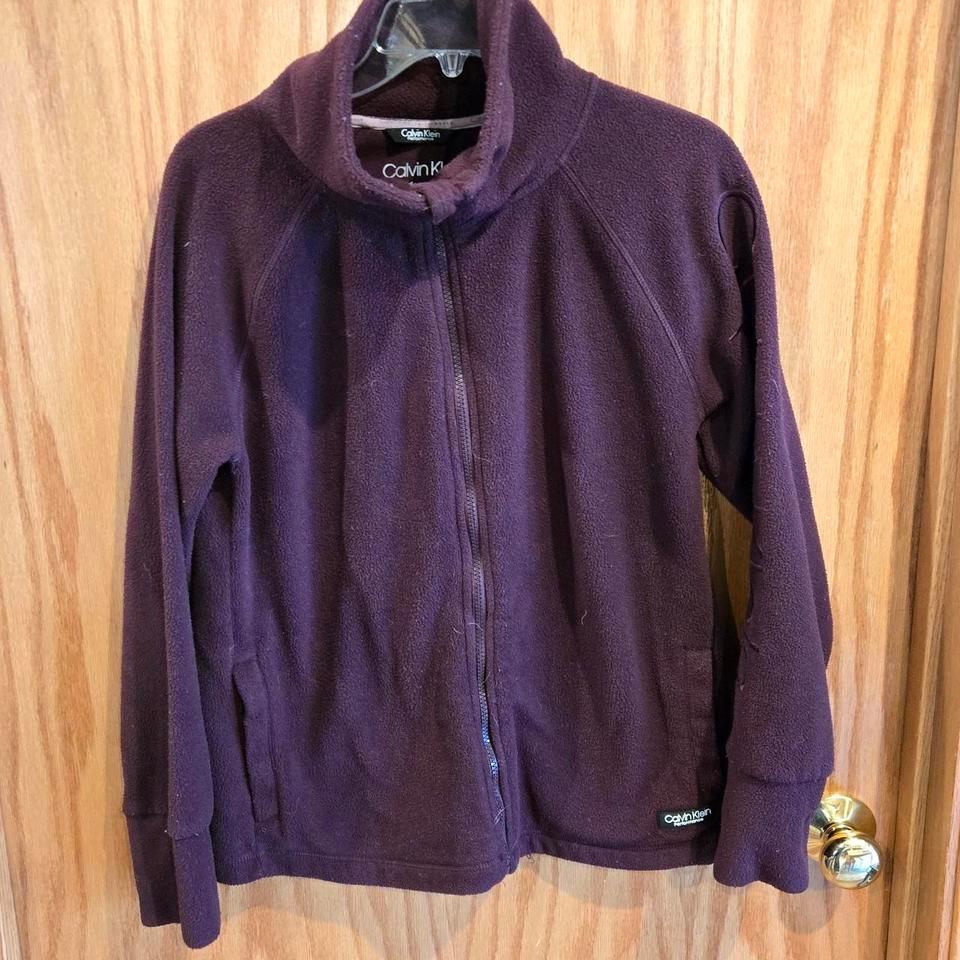 Calvin Klein Performance Fleece Burgundy
