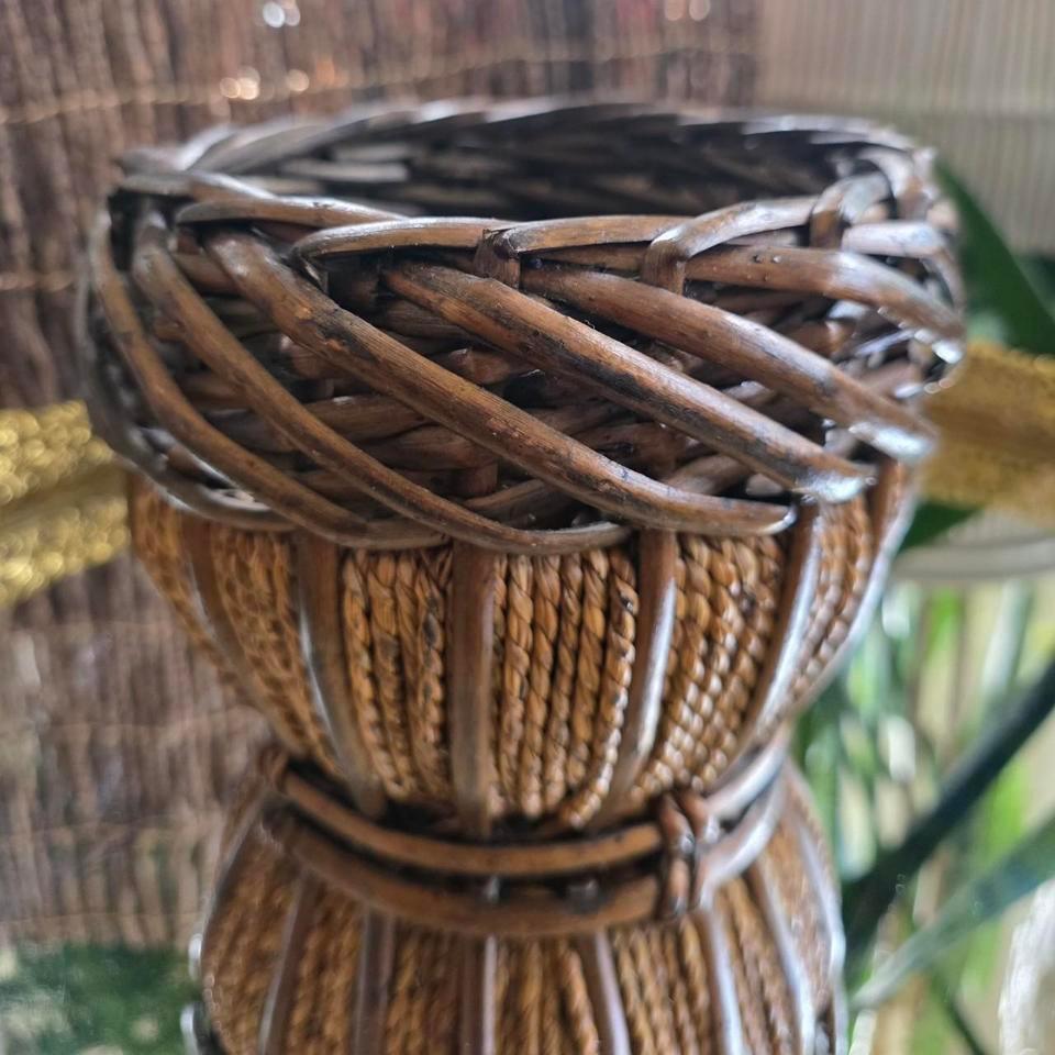 Wicker Jute Basket 5 F32e