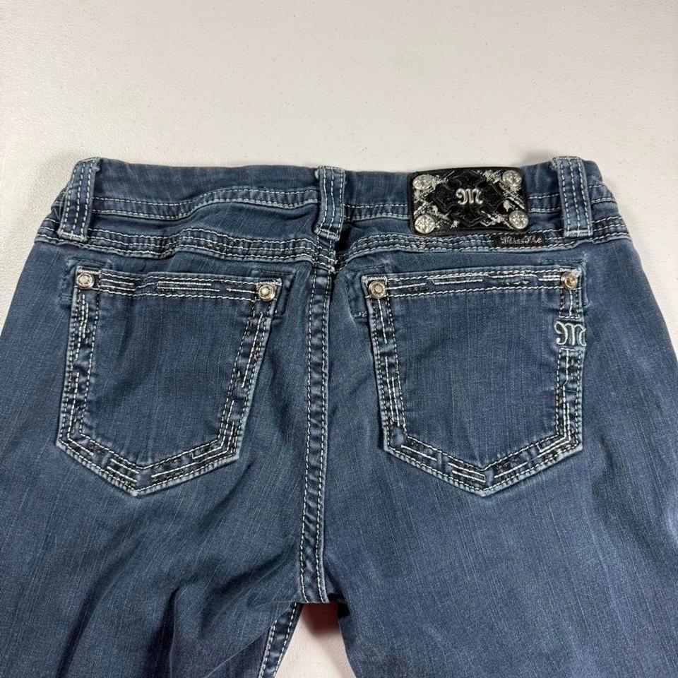 Miss Me Blue Skinny Jeans B94d 6