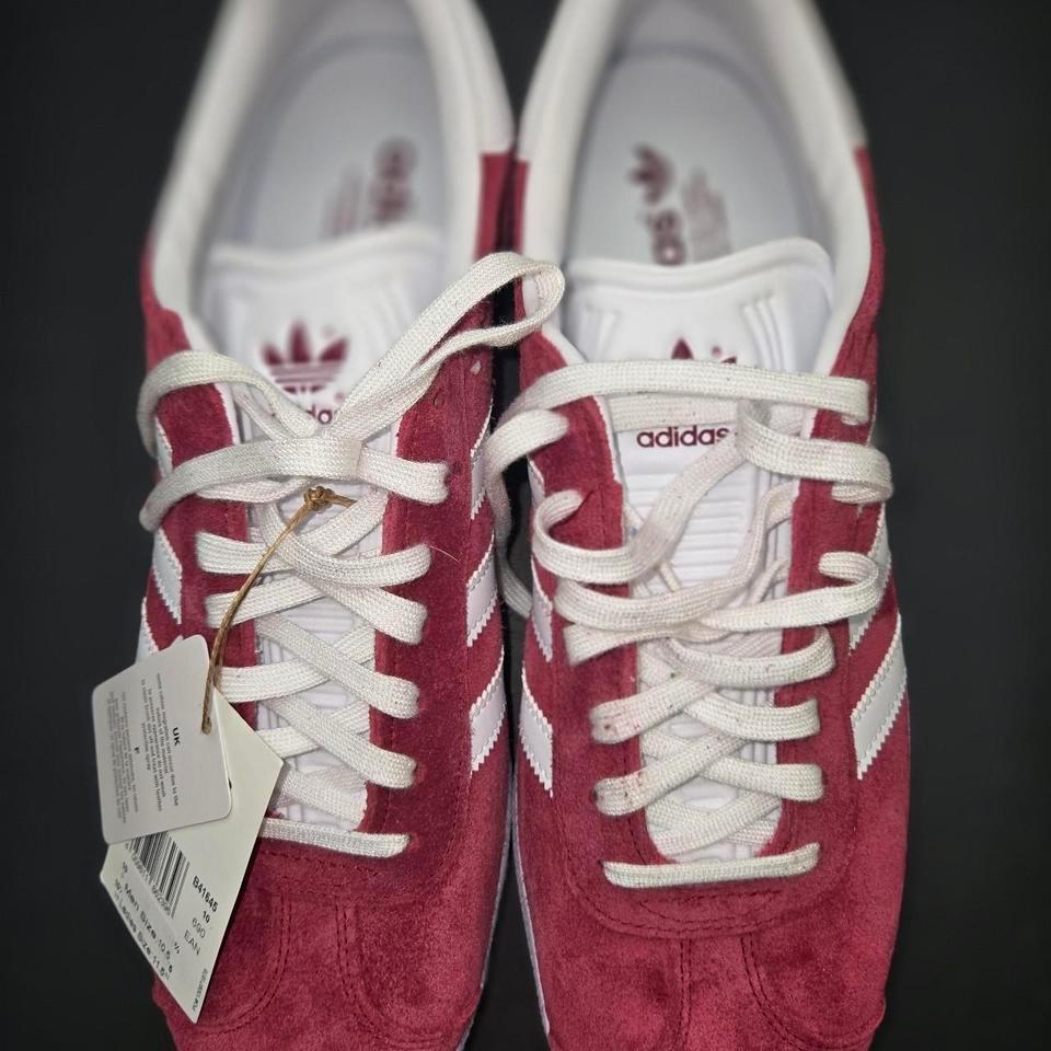 Adidas Gazelle Red Trainers Size Ae33 2