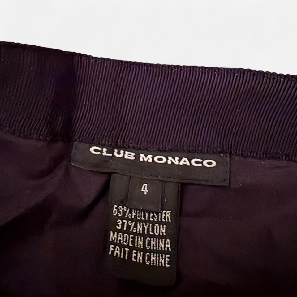 Club Monaco Black Crinkle Skirt 80ad 4