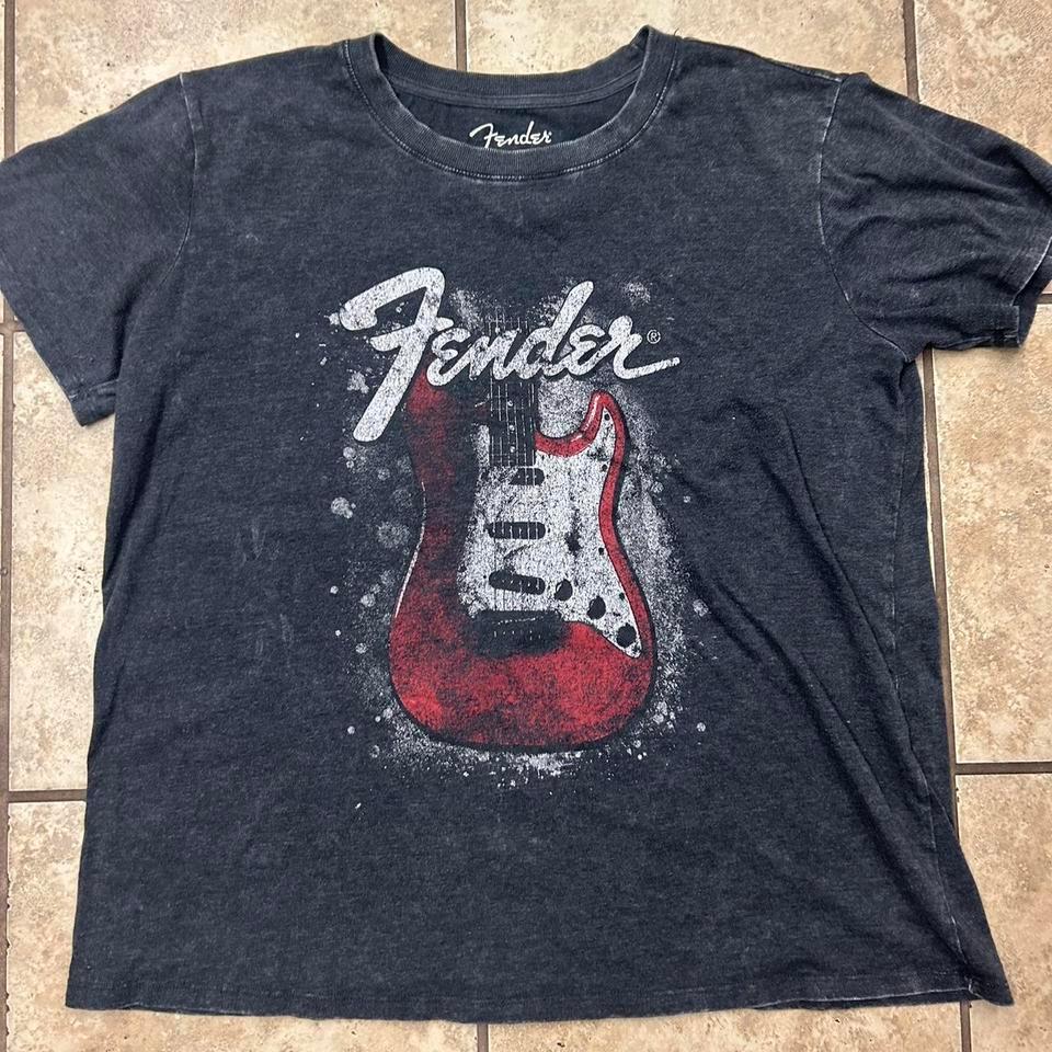 Fender Black Grey Acid Wash Eb2d