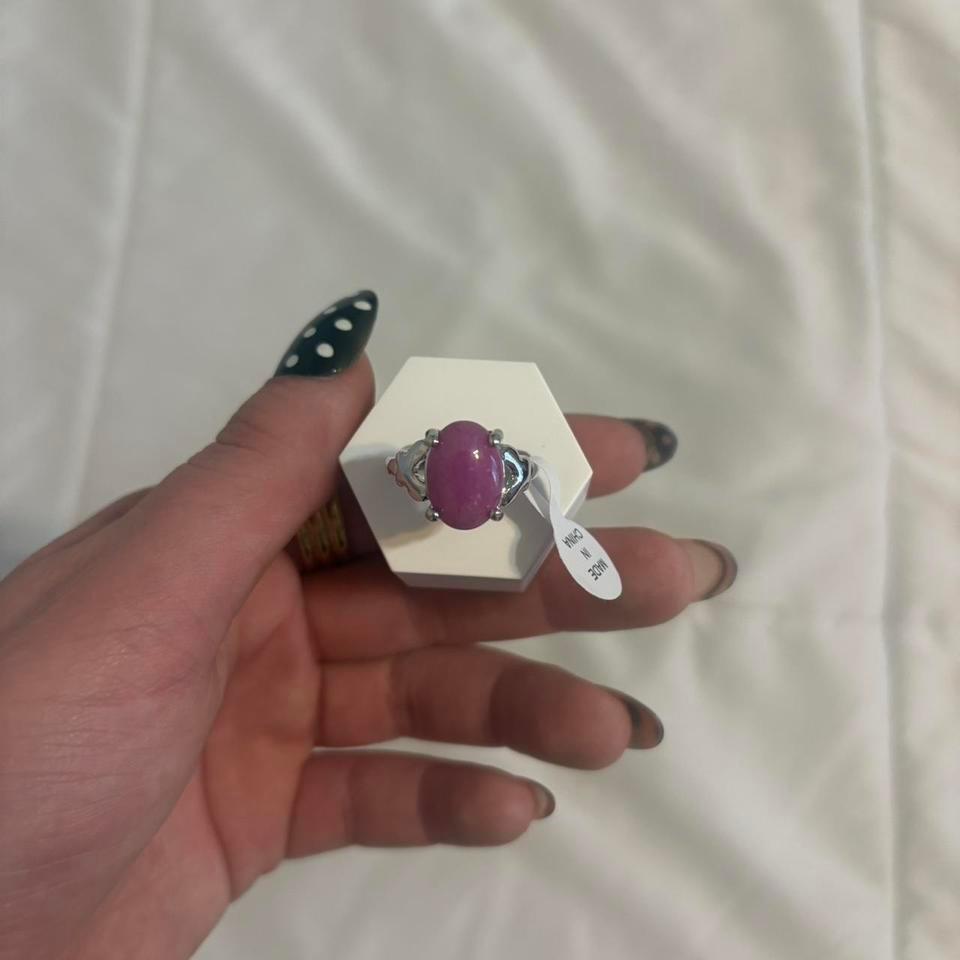 Stunning Oval Synthetic Ruby Cabochon 6437 3