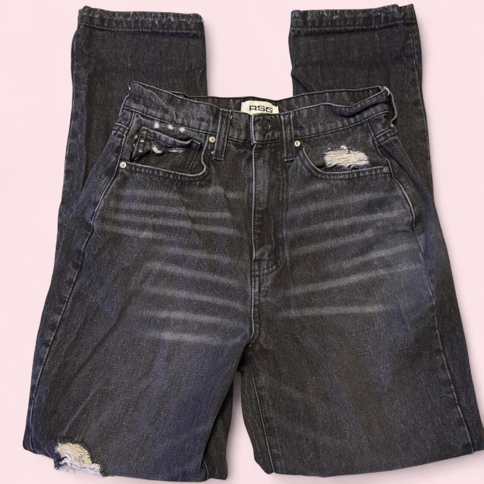 Dark Gray Distressed Rsq Jeans 78d1 2