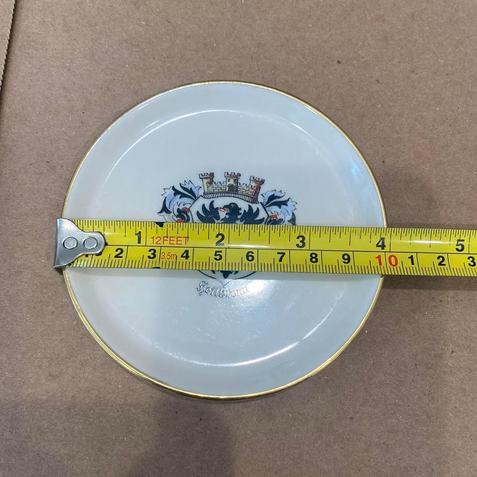Antique Porcelain Heilbronn Coat Of 5