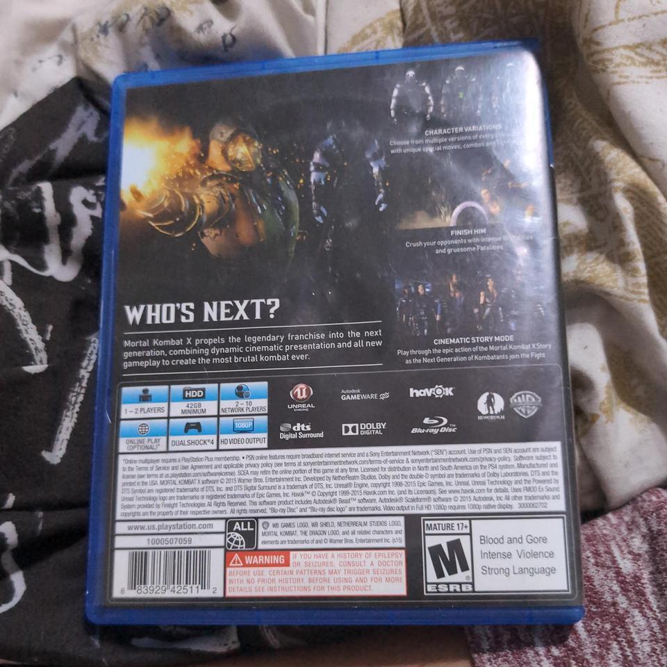 Mortal Kombat X Ps4 Game 4