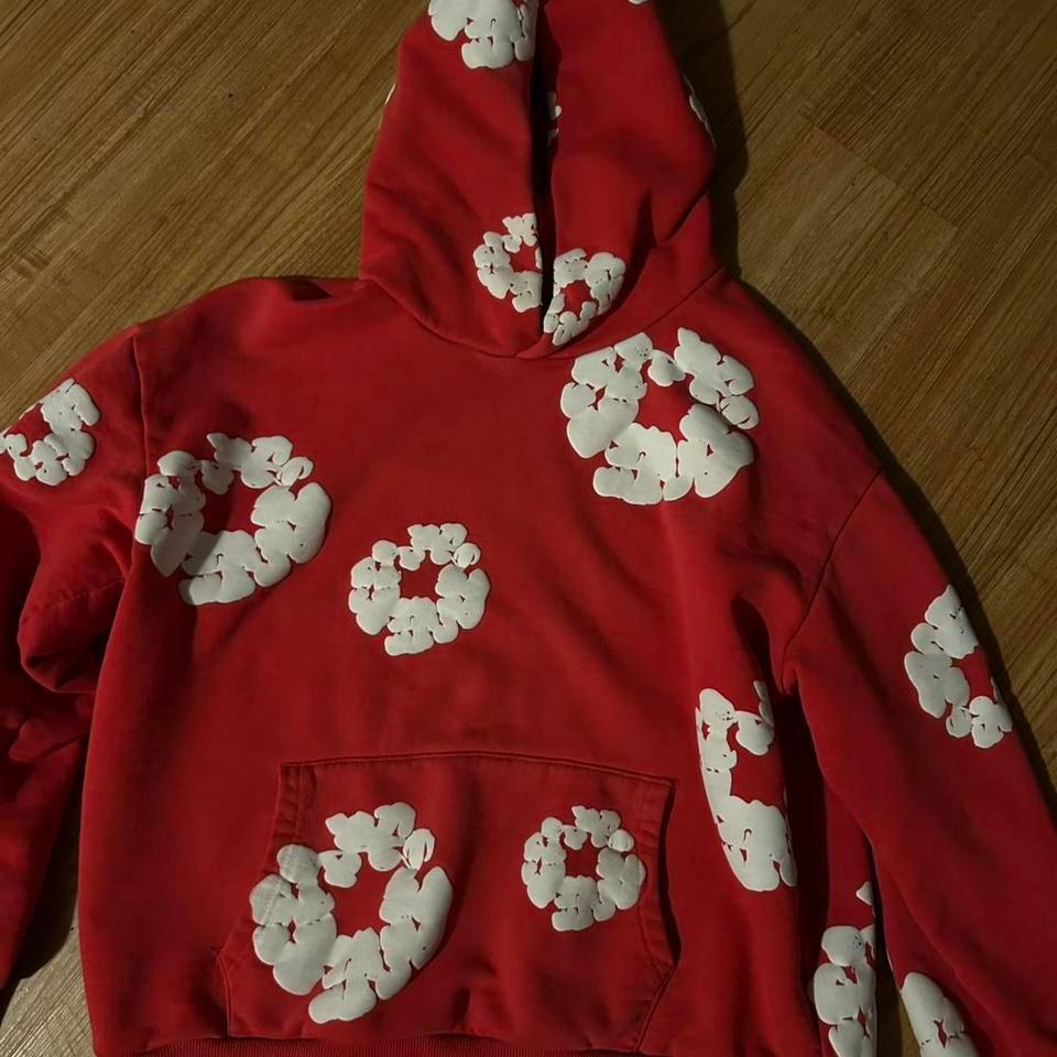 Red Denim Tears Hoodie Size C986 3