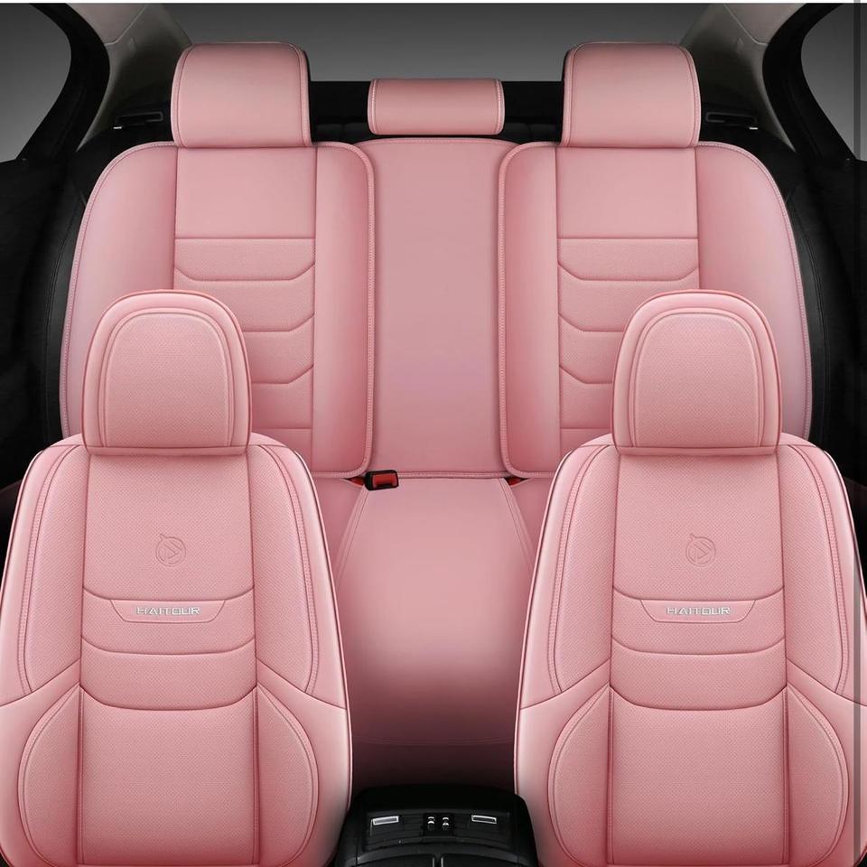 Pink Leather Seat Covers Used