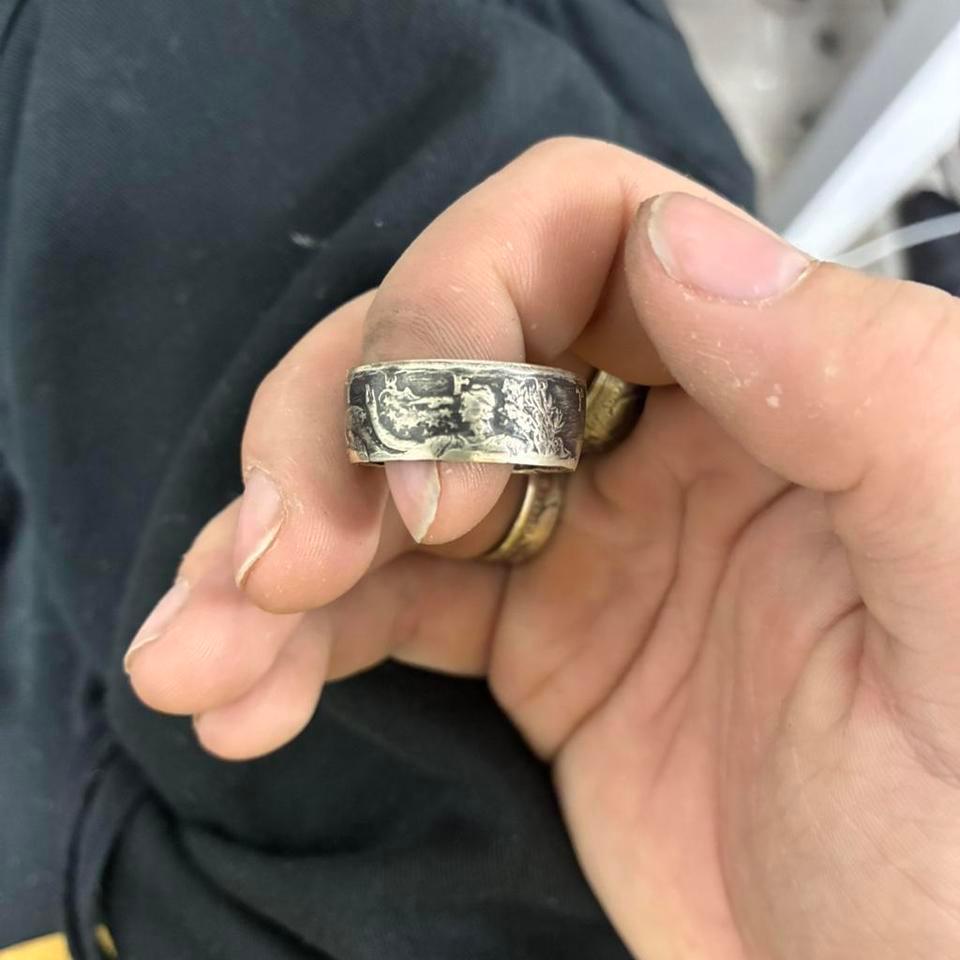Ring Made From A United B742 2