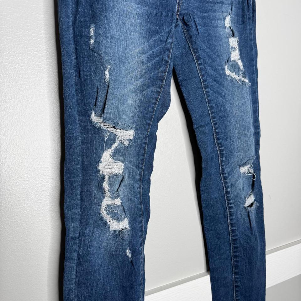 Wax Jean Distressed Skinny Jeans 509e 2