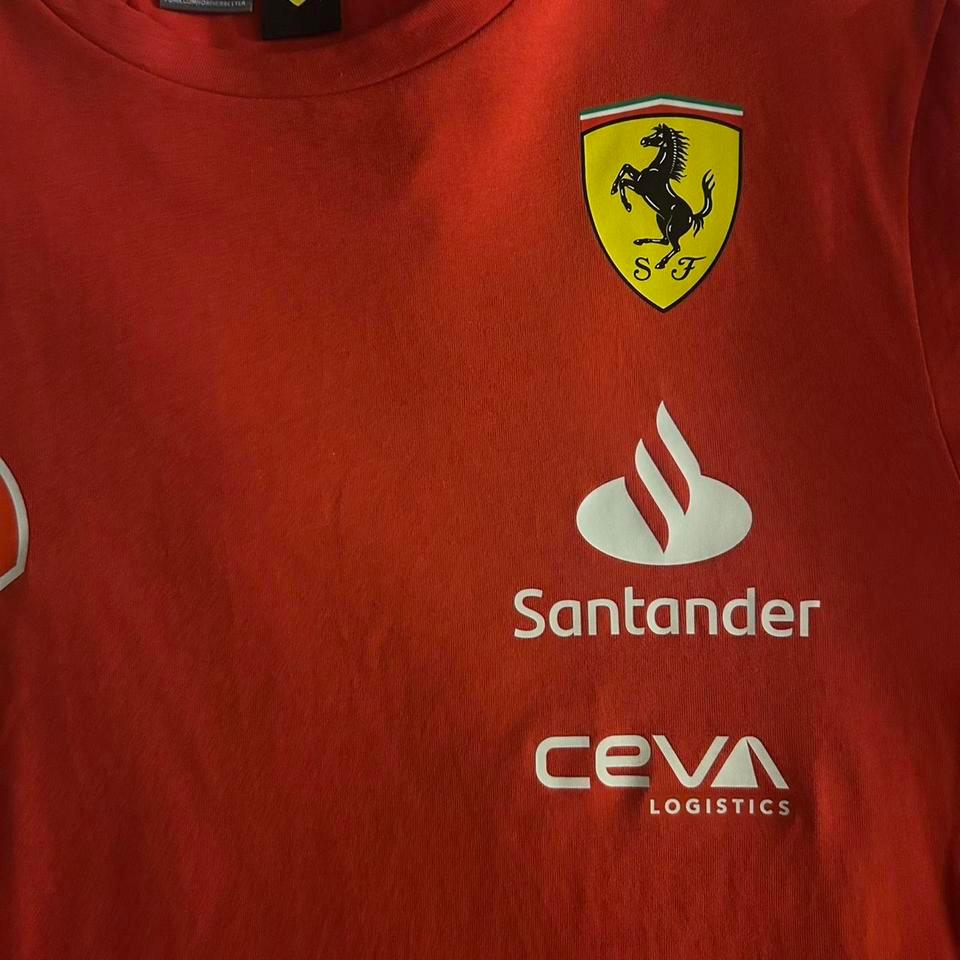 Ferrari Red T Shirt Size L E49c