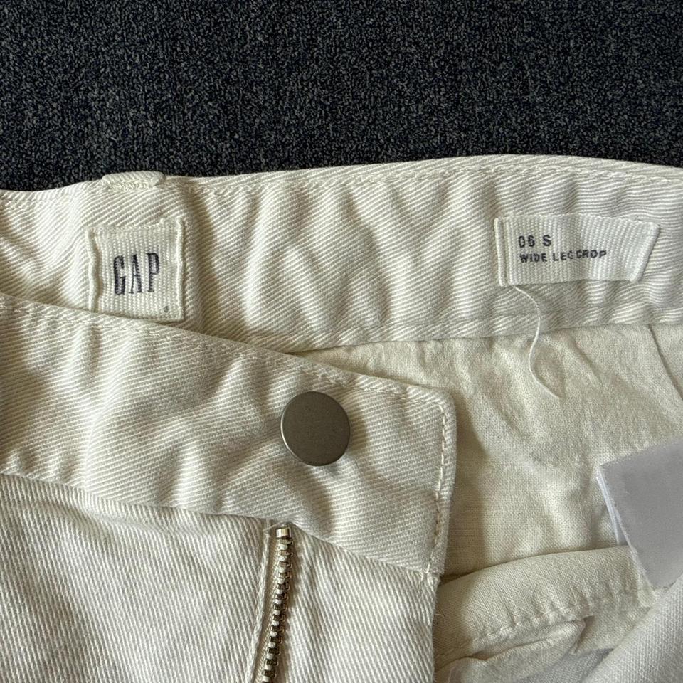 Gap White Wide Leg Cropped 10cc