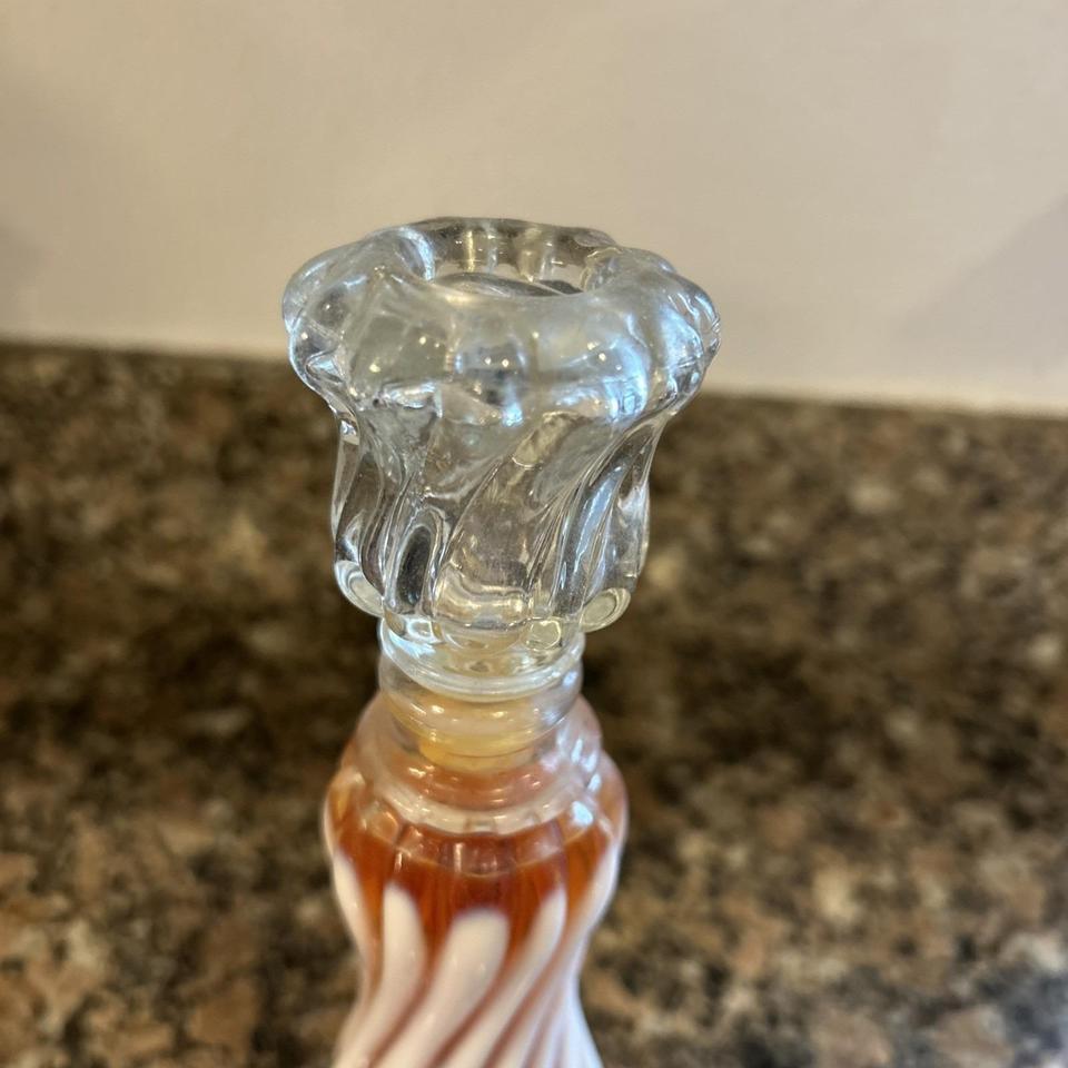 Avon Opalique Candlestick Holder Sweet Cc09 4