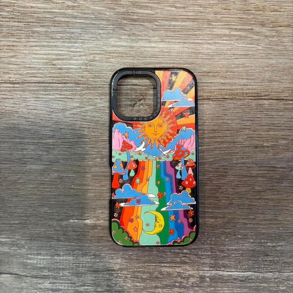 Trippy Patterned Iphone 16 Case 96b2