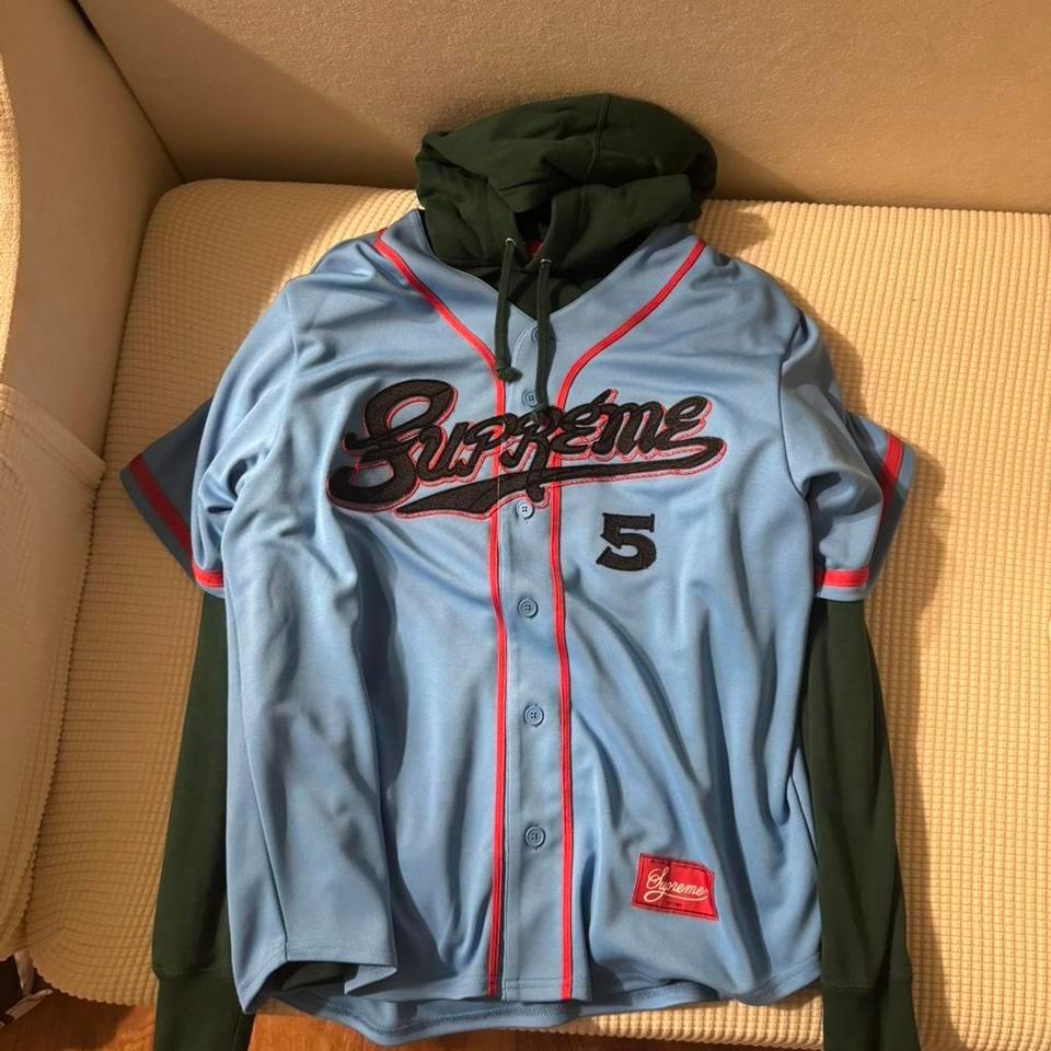 Worn Once Supreme Baseball Jersey 0d1a 2