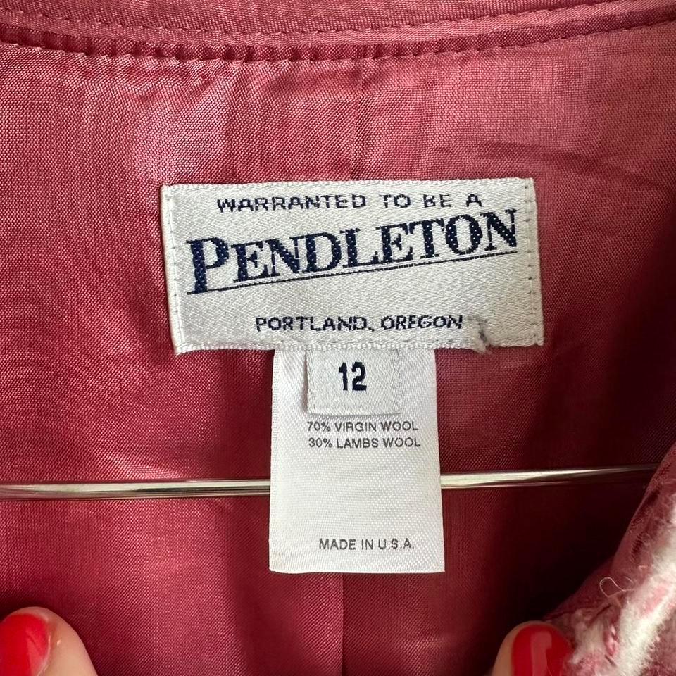 Super Cute Pendleton Pink And B85d 2
