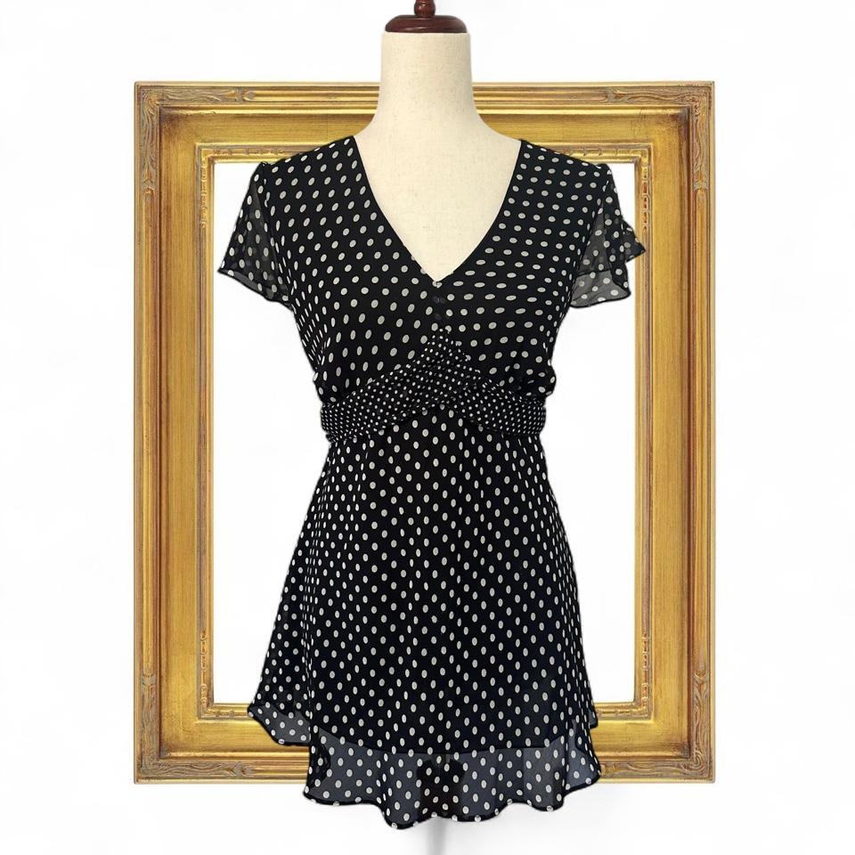 Vintage Motherhood Maternity Polka Dot 4269
