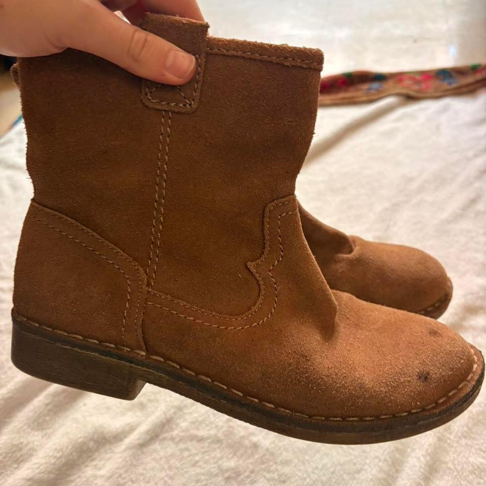 Western Style Brown Suede Ankle Bfaa 3