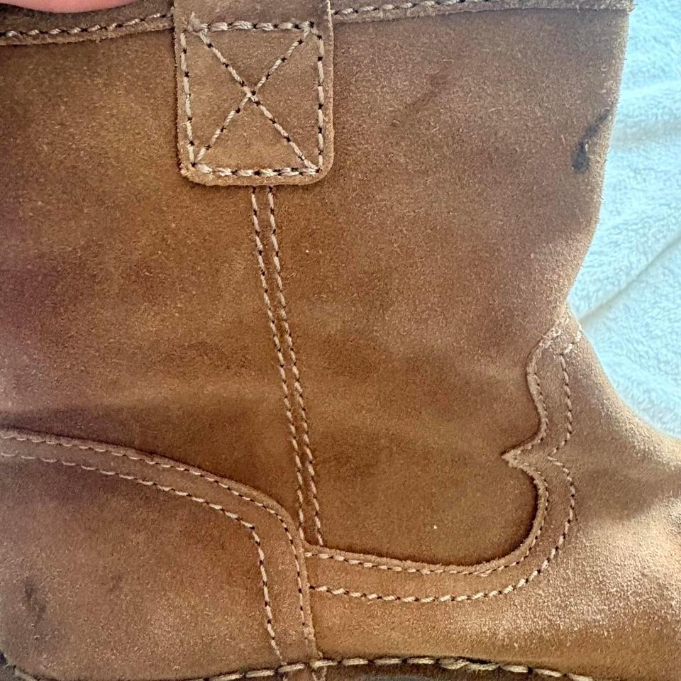 Western Style Brown Suede Ankle Bfaa 6