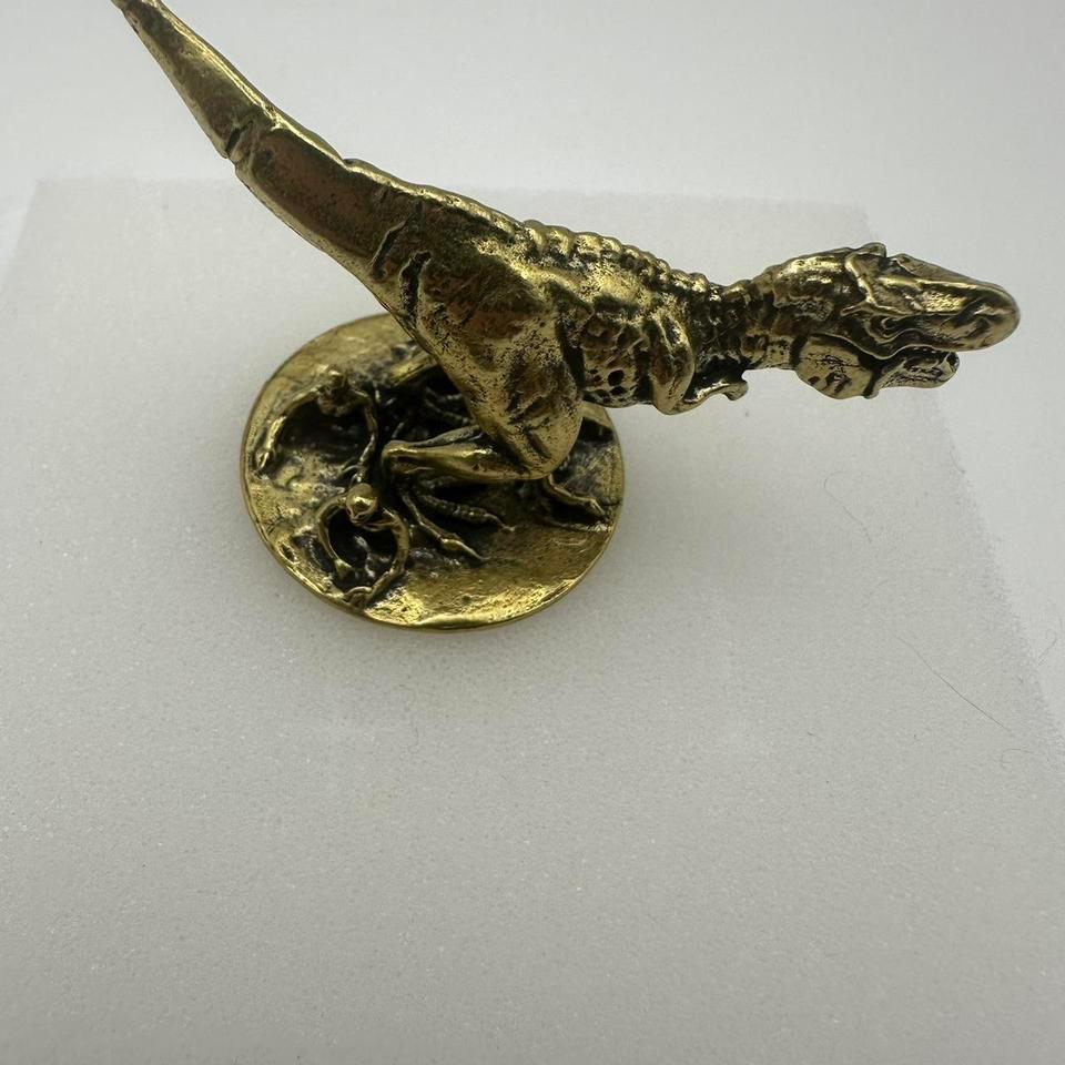 Brass T Rex Dinosaur Miniature Figurine 236d 2