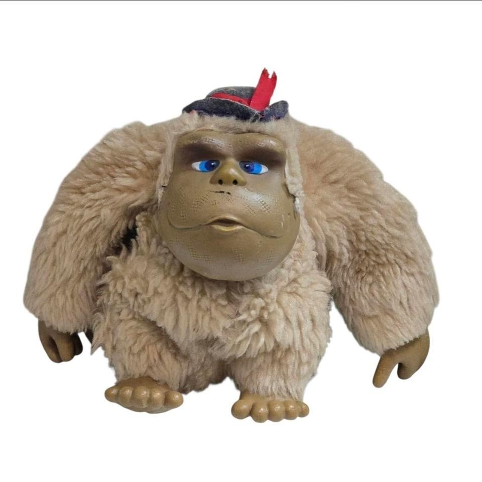 Vintage 1980s Plastic Face Gorilla