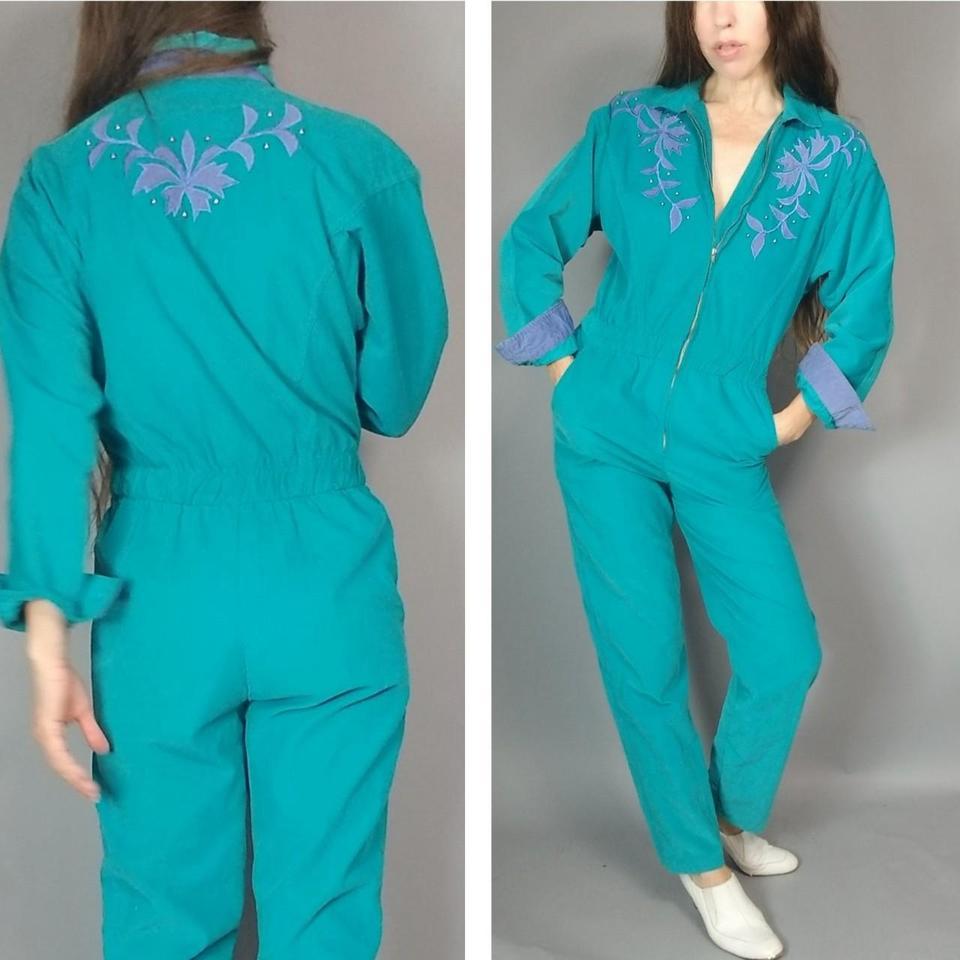 Vintage 80s Chic Coverall Style 3