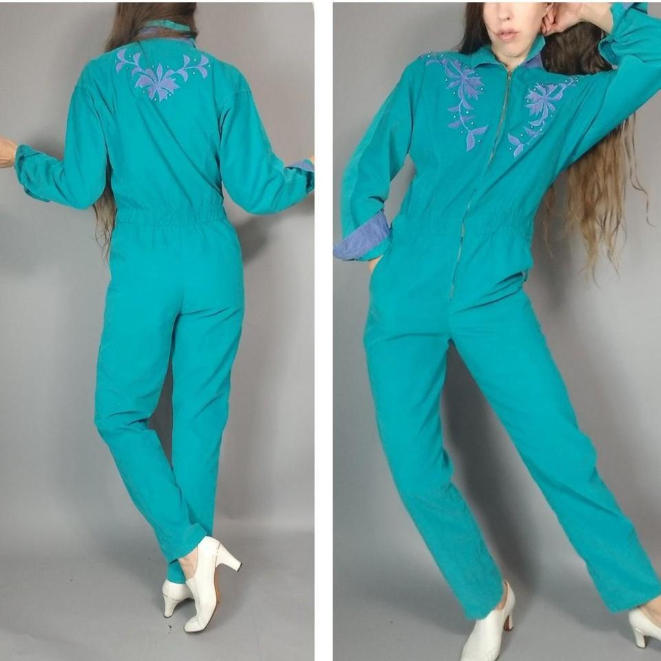 Vintage 80s Chic Coverall Style