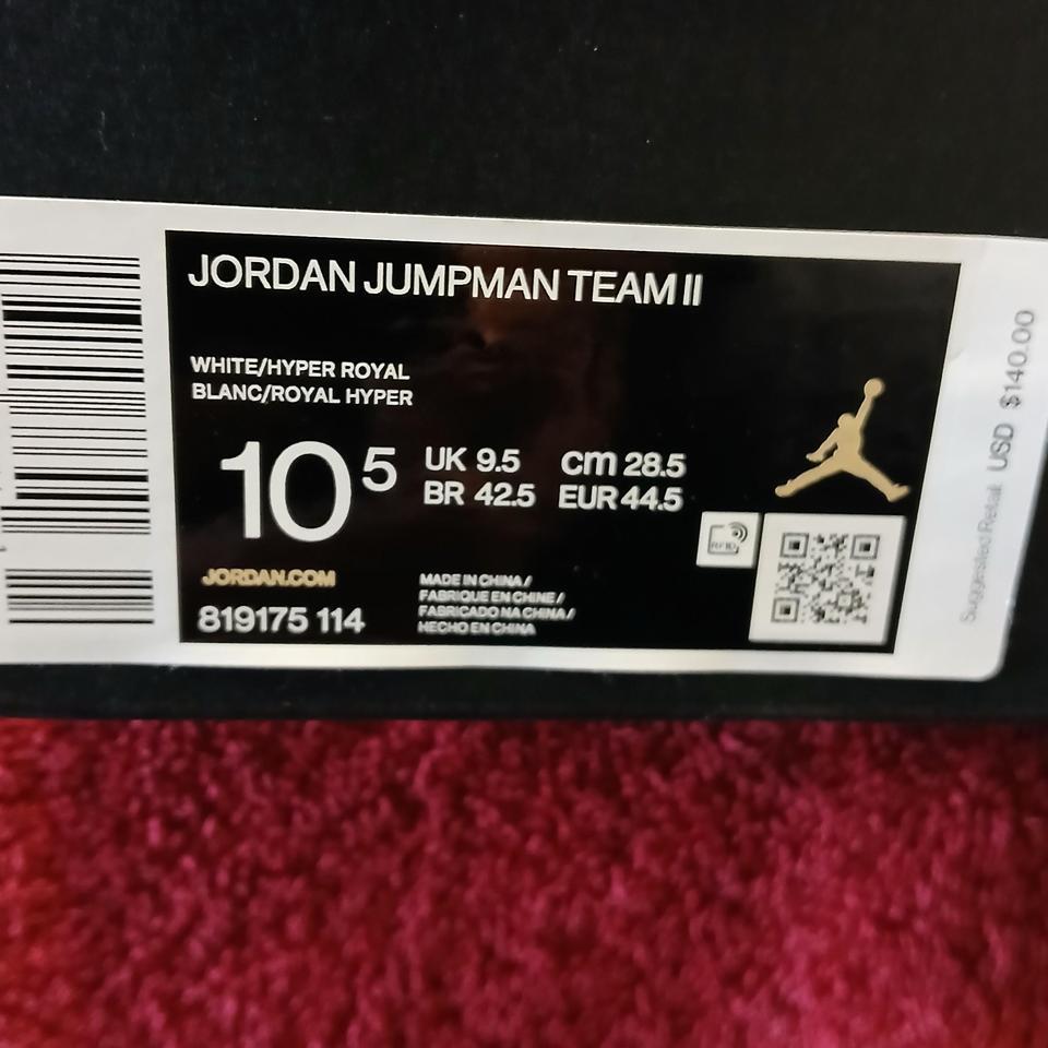 Jordan Jumpman Team 2 Whiteroyal 7