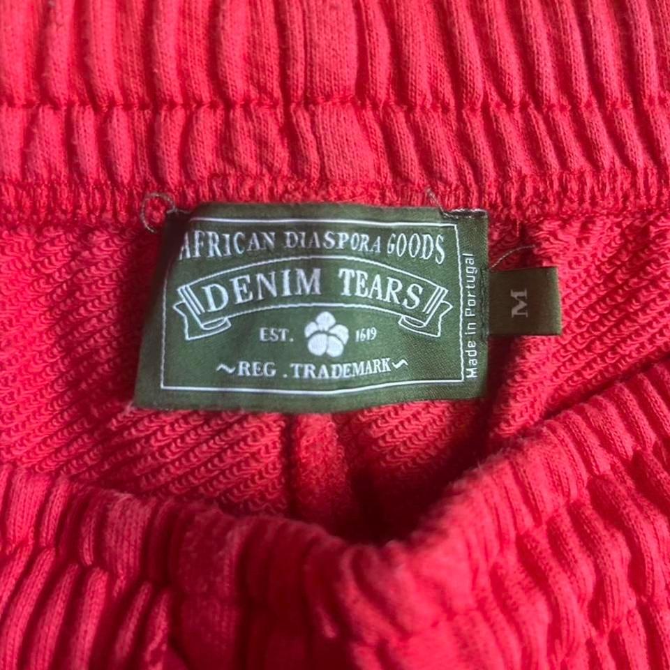 Red Denim Tear Shorts Size Ddfd 3