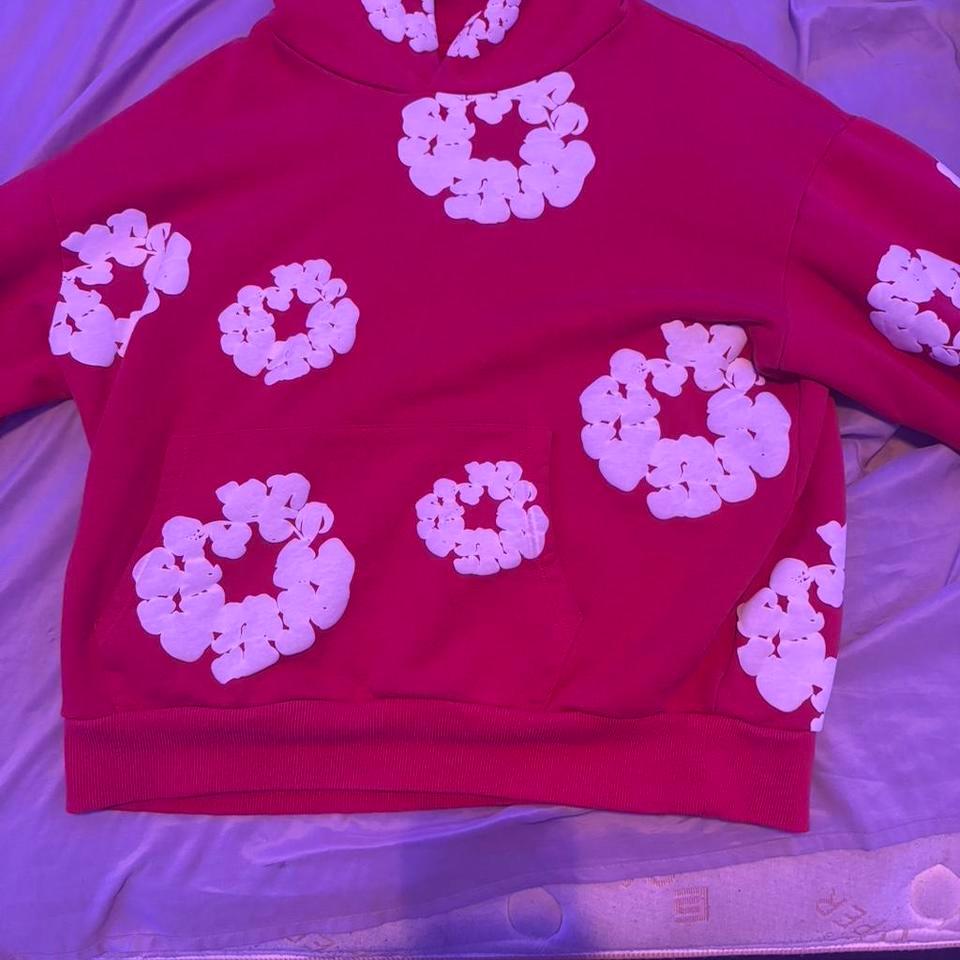 Red Denim Tear Hoodie 3d2e