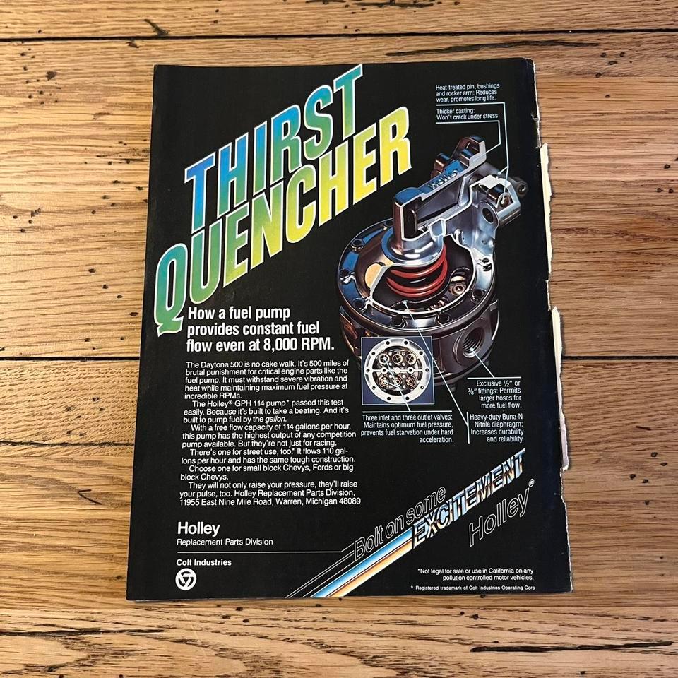 Vintage 1985 Auto Parts Print