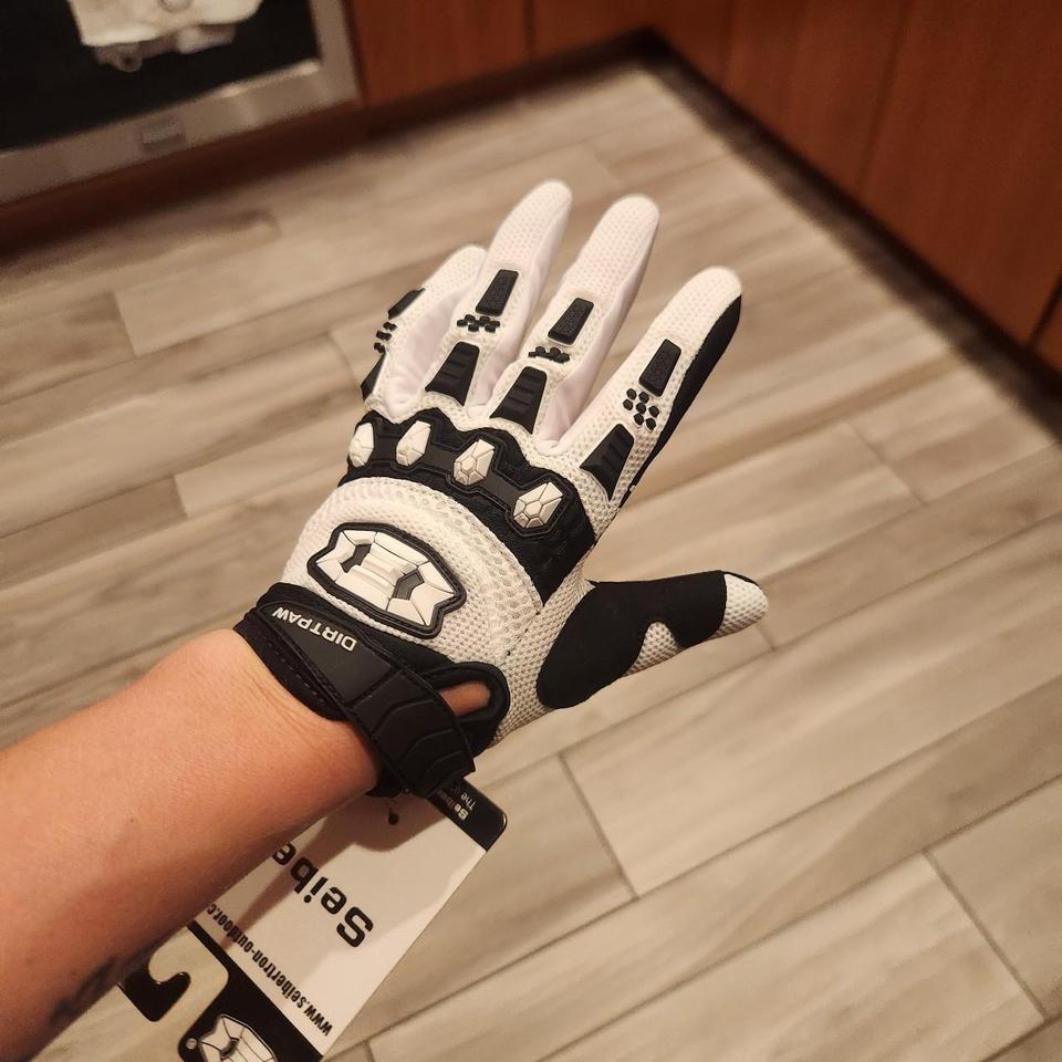 Seibertron Dirtpaw Gloves White D3bc