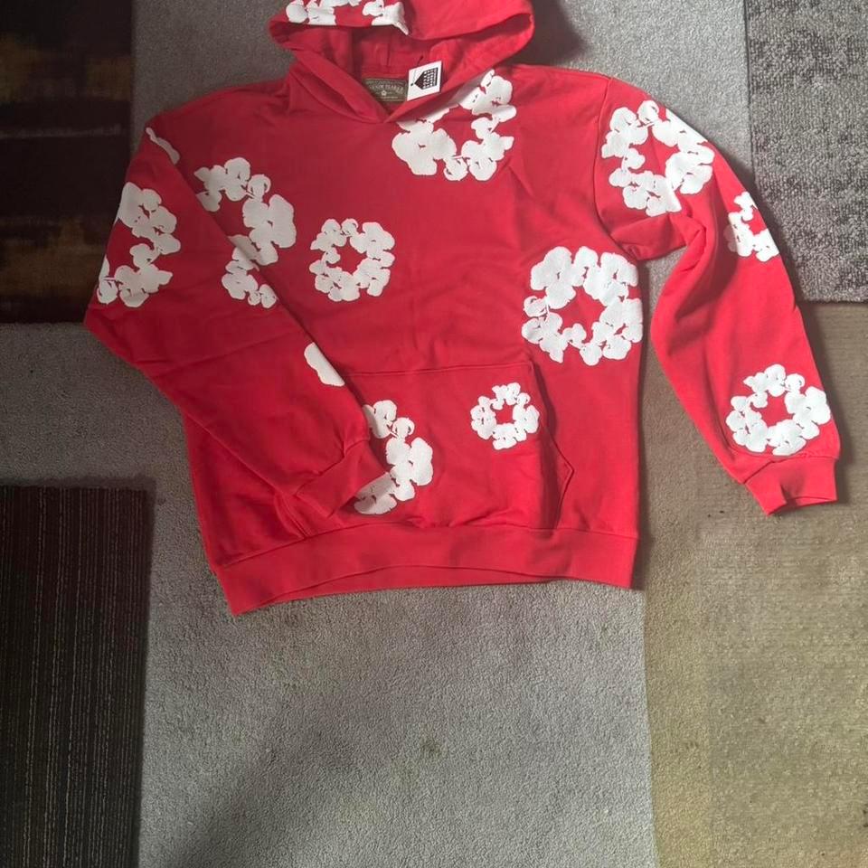 Red Denim Tears Hoodie Size Cecc